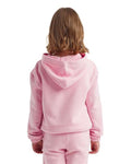 TriDri TD85B Youth Maria Hooded Sweatshirt - Light Pink - model back
