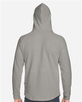Swannies SWC100 Unisex Camden Hooded Pullover - Olive - model back
