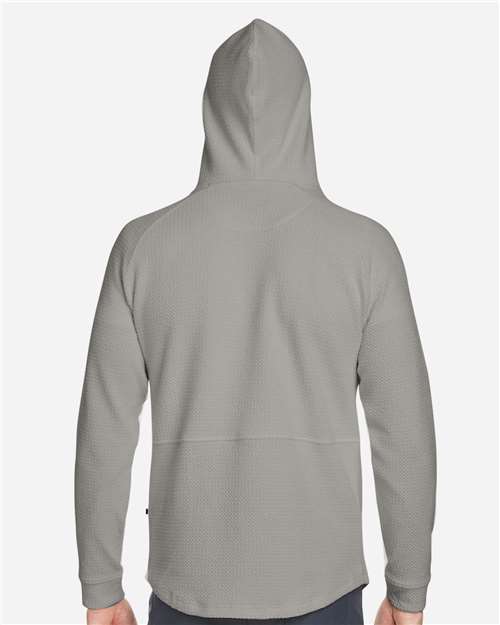 Swannies SWC100 Unisex Camden Hooded Pullover - Olive - model back