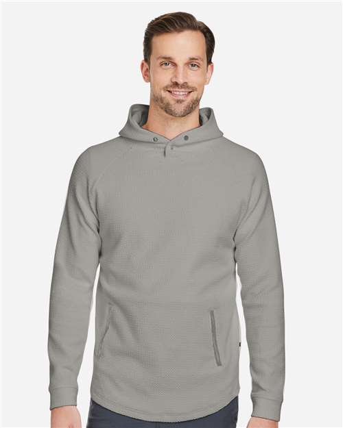 Swannies SWC100 Unisex Camden Hooded Pullover - Olive - model front