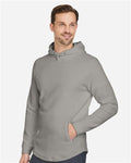 Swannies SWC100 Unisex Camden Hooded Pullover - Olive - model side