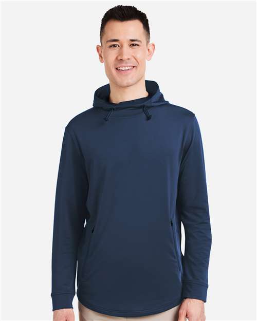 Swannies SWI600 Men's Ivy Hooded Sweatshirt - Navy - model front