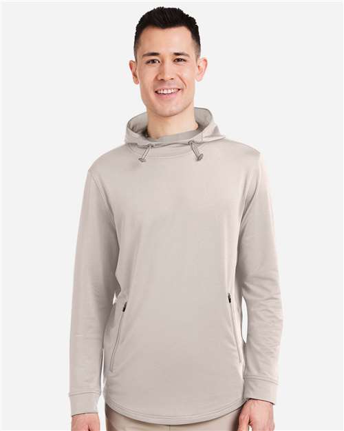 Swannies SWI600 Men's Ivy Hooded Sweatshirt - Tan - model front