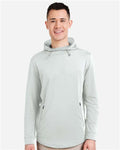 Swannies SWI600 Men's Ivy Hooded Sweatshirt - Glacier/ Glacier - model front