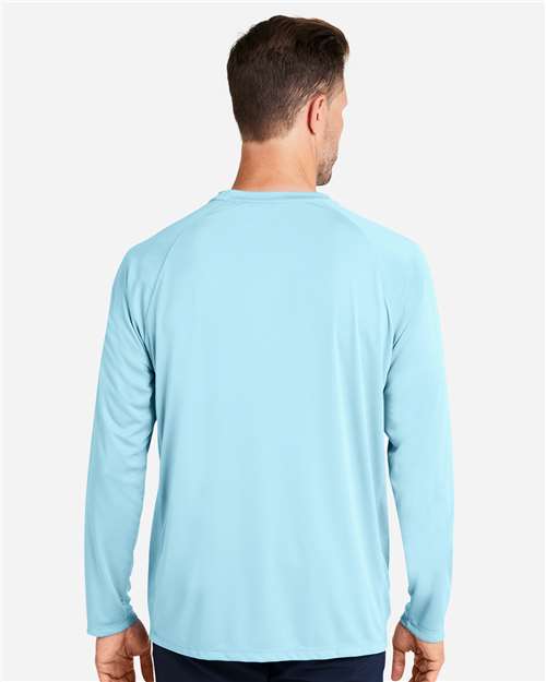 HUK H12L009 Men's LoPro Pursuit Long Sleeve T-Shirt - Island Paradise - model back