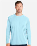 HUK H12L009 Men's LoPro Pursuit Long Sleeve T-Shirt - Island Paradise - model front