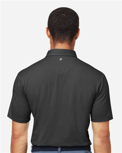 Swannies SW2001 Men's James H Polo - Black Heather - model back