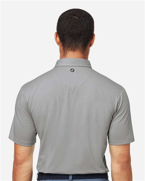 Swannies SW2001 Men's James H Polo - Grey Heather - model back