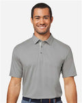 Swannies SW2001 Men's James H Polo - Grey Heather - model front