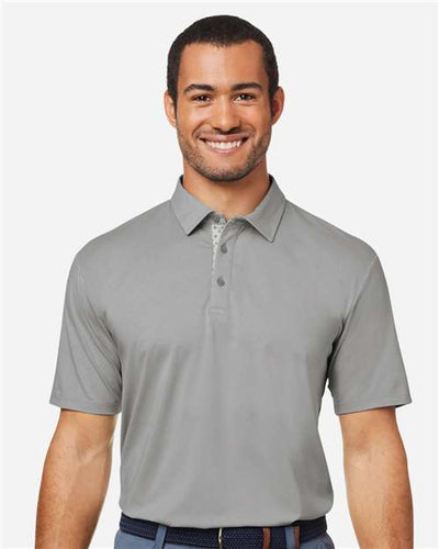 Swannies SW2001 Men's James H Polo - Grey Heather - model front