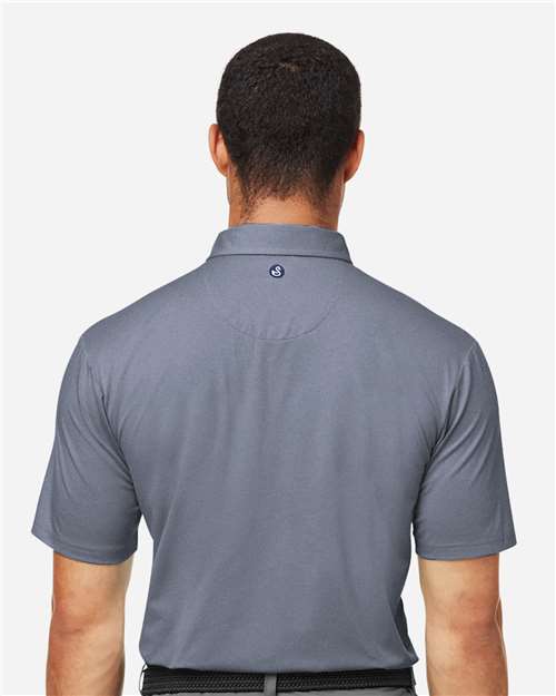 Swannies SW2001 Men's James H Polo - Navy Heather - model back