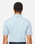 Swannies SW2001 Men's James H Polo - Sky Heather - model back