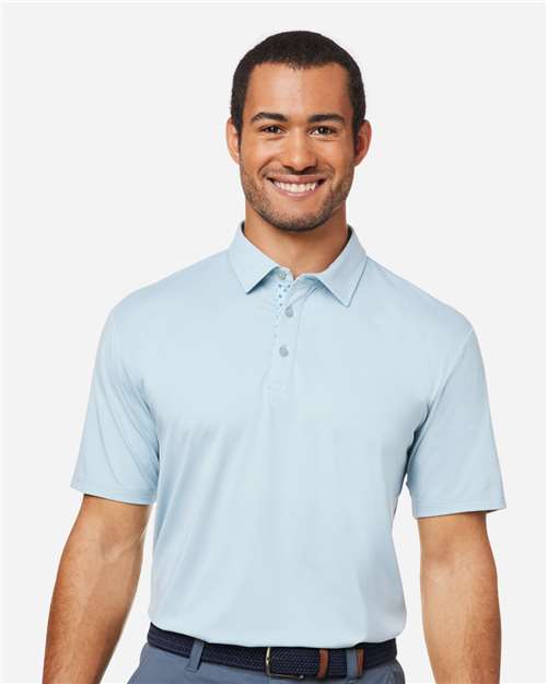 Swannies SW2001 Men's James H Polo - Sky Heather - model front