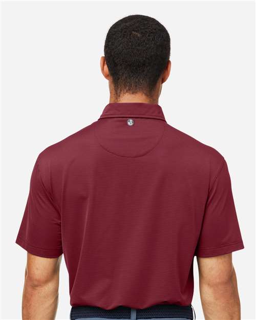 Swannies SW2300 Men's Ford Polo - Maroon - model back