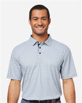 Swannies SW5400 Men's Hazelwood Polo - Glacier/ Black - model front