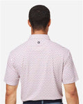Swannies SW5400 Men's Hazelwood Polo - Maroon - model back