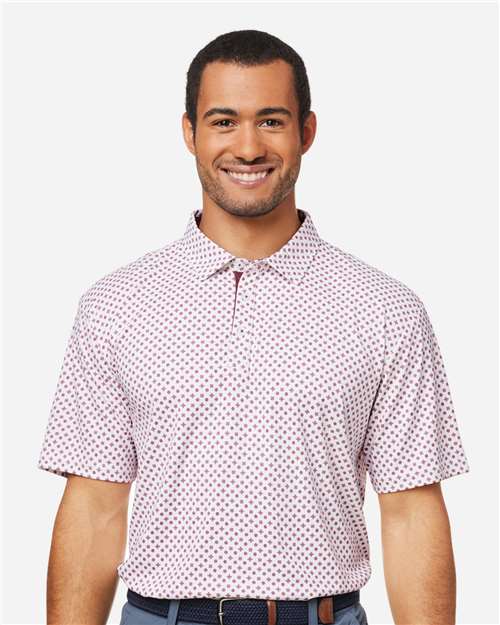Swannies SW5400 Men's Hazelwood Polo - Maroon - model front