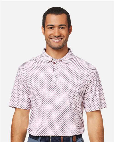 Swannies SW5400 Men's Hazelwood Polo - Maroon - model front