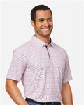 Swannies SW5400 Men's Hazelwood Polo - Maroon - model side