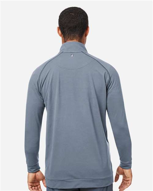 Swannies SWC500 Men's Colt Quarter-Zip Pullover - Graphite - model back