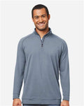 Swannies SWC500 Men's Colt Quarter-Zip Pullover - Graphite - model front