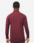 Swannies SWC500 Men's Colt Quarter-Zip Pullover - Maroon - model back