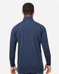 Swannies SWC500 Men's Colt Quarter-Zip Pullover - Navy - model back
