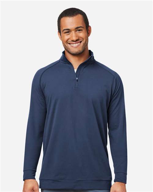 Swannies SWC500 Men's Colt Quarter-Zip Pullover - Navy - model front