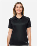 HUK H612L03 Women’s LoPro Solid Performance Polo - Black - model front