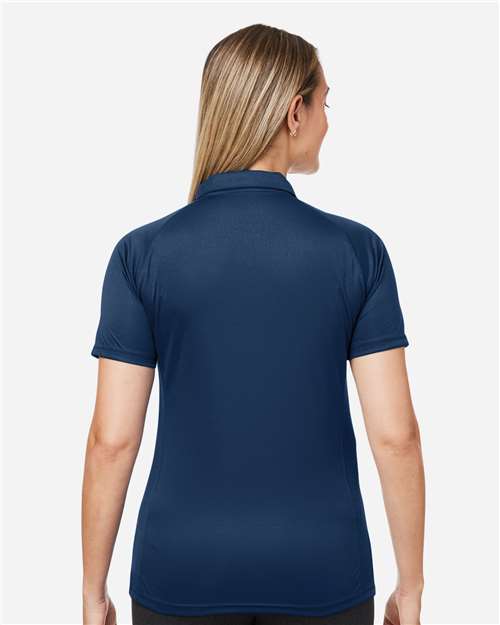 HUK H612L03 Women’s LoPro Solid Performance Polo - Sargasso Sea - model back