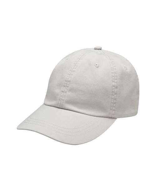 Adams Headwear LP104 Optimum II True Color Dad Hat - Grey - front