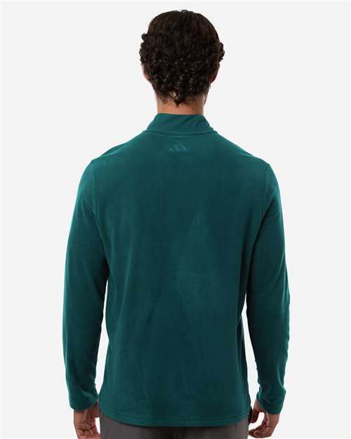 Adidas A2020 Men's Ultimate365 Cozy Quarter-Zip Pullover - Aurora Ivy - model back