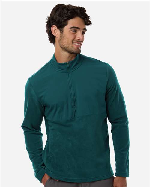 Adidas A2020 Men's Ultimate365 Cozy Quarter-Zip Pullover - Aurora Ivy - model front