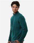 Adidas A2020 Men's Ultimate365 Cozy Quarter-Zip Pullover - Aurora Ivy - model side