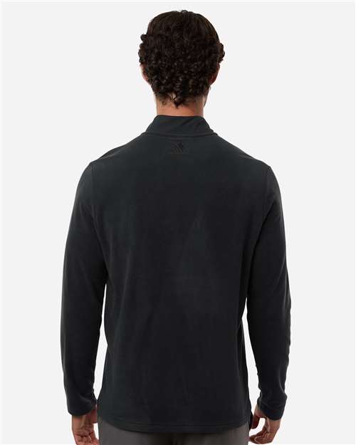Adidas A2020 Men's Ultimate365 Cozy Quarter-Zip Pullover - Black - model back