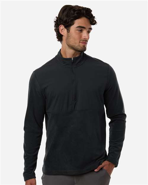 Adidas A2020 Men's Ultimate365 Cozy Quarter-Zip Pullover - Black - model front