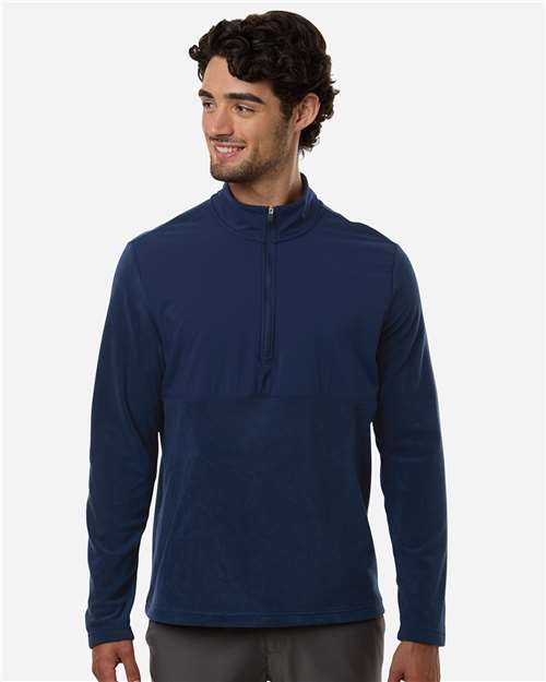 Adidas A2020 Men's Ultimate365 Cozy Quarter-Zip Pullover - Collegiate Navy - model front