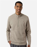 Adidas A2020 Men's Ultimate365 Cozy Quarter-Zip Pullover - Putty Beige - model front