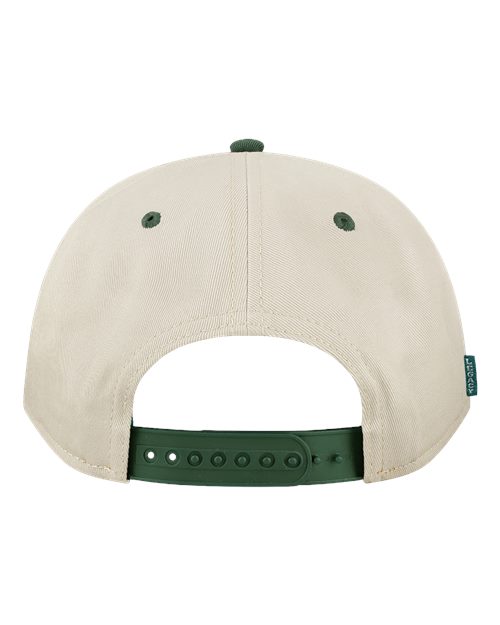 LEGACY HTA Heritage Twill Cap - Stone/ Dark Green - back
