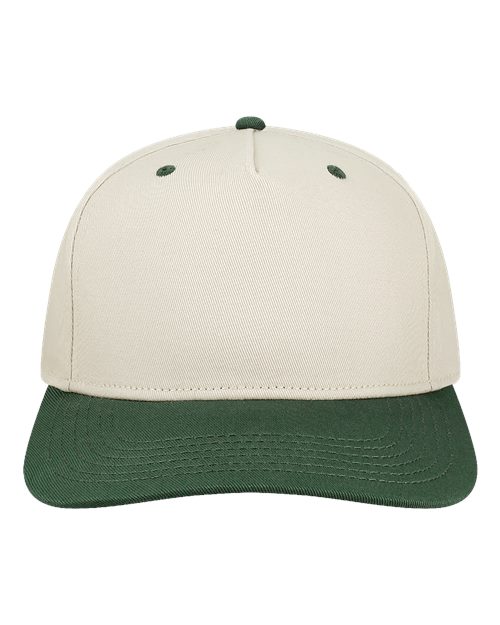 LEGACY HTA Heritage Twill Cap - Stone/ Dark Green - front