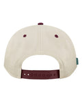 LEGACY HTA Heritage Twill Cap - Stone/ Maroon - back
