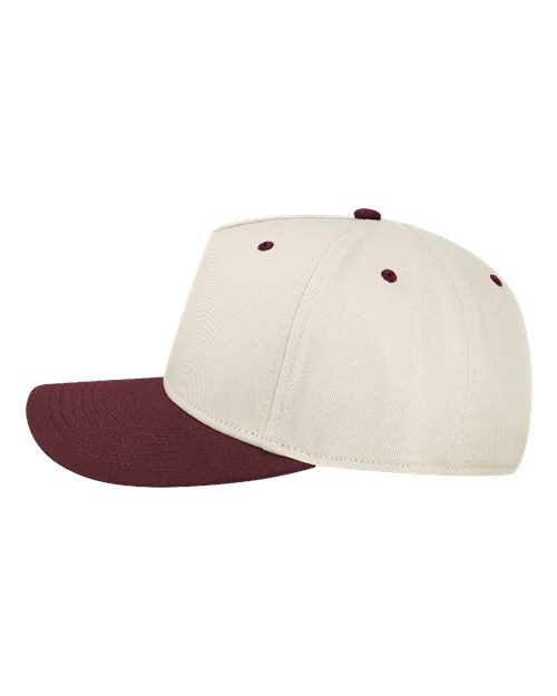 LEGACY HTA Heritage Twill Cap - Stone/ Maroon - side