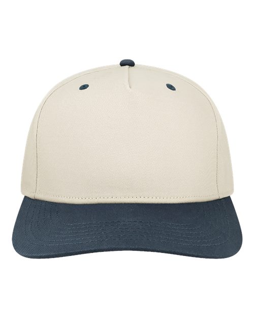 LEGACY HTA Heritage Twill Cap - Stone/ Navy - front