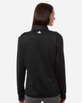 Adidas A1009 Women's Ultimate Quilted Full-Zip Jacket - Black - model back