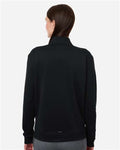 Adidas A1011 Women's Ultimate365 COLD. RDY Full-Zip Jacket - Black - model back