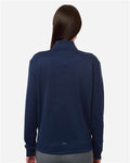 Adidas A1011 Women's Ultimate365 COLD. RDY Full-Zip Jacket - Collegiate Navy - model back