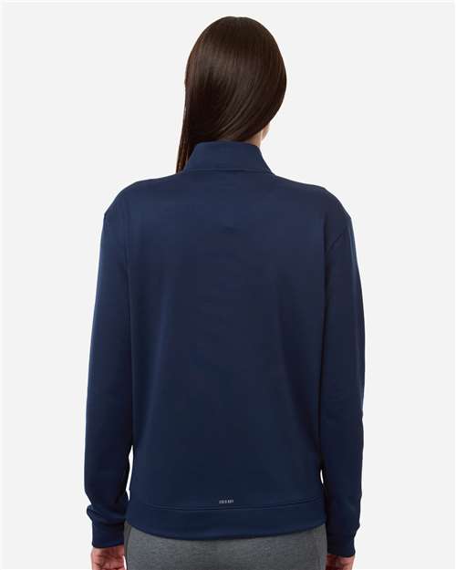 Adidas A1011 Women's Ultimate365 COLD. RDY Full-Zip Jacket - Collegiate Navy - model back