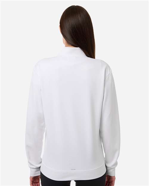 Adidas A1011 Women's Ultimate365 COLD. RDY Full-Zip Jacket - White - model back