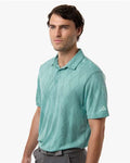 Adidas A2008 Men's Ultimate365 Textured Polo - Mint Tone - model side