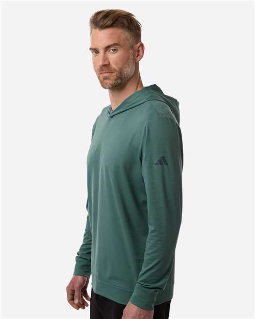 Adidas A2009 Men's Ultimate365 Elevated Hoodie - Preloved Teal - model side